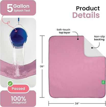 IMPROVIA® Washable Underpads, Heavy Absorbency Reusable Incontinence Pads - Image 3