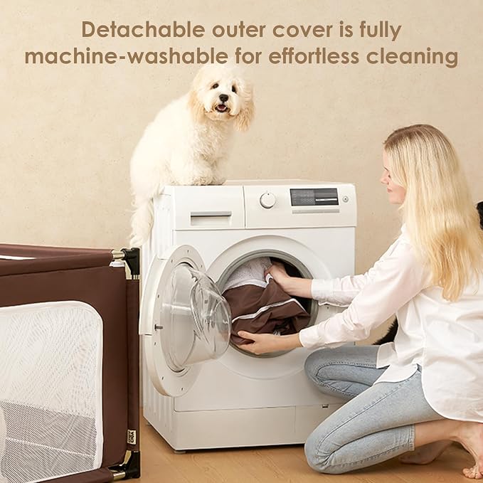 EHEYCIGA 42x42x26 Inches Puppy Playpen - Image 8