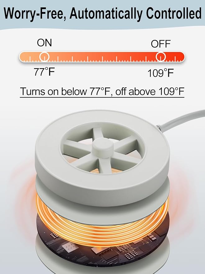 Alphatool 70W Bird Bath Heater for Outdoors in Winter - Image 3