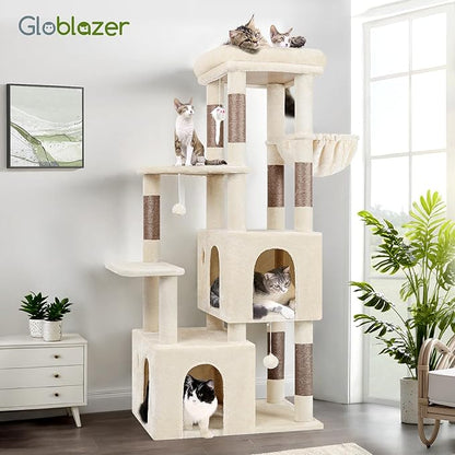 Globlazer Cat Tower for Indoor Cats, Heavy Duty Cat Trees for Large Cats Adult - Image 8