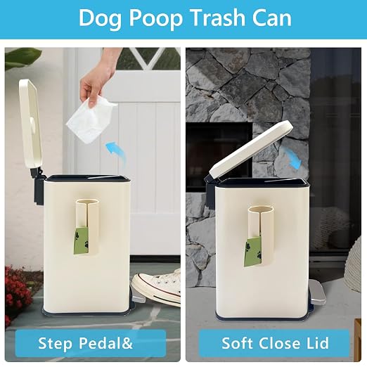 Dog Poop Trash Can Outside - Image 7