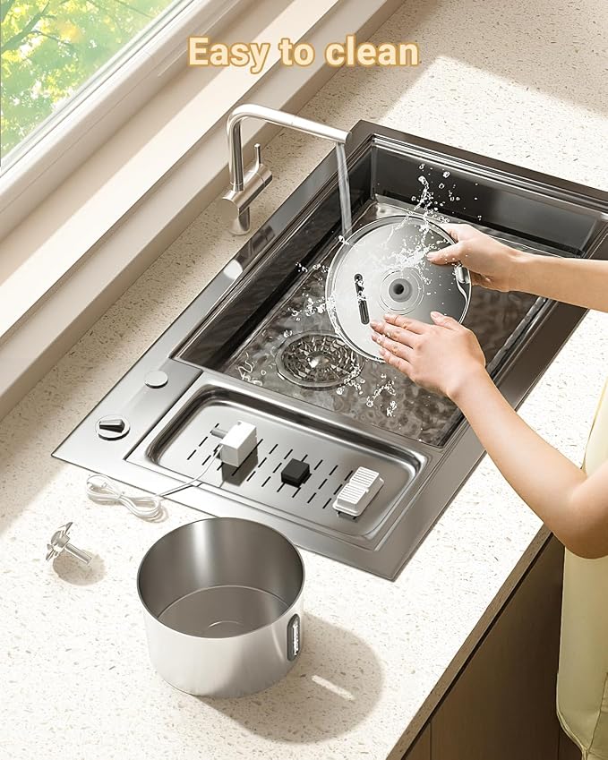 Cat Water Fountain Stainless Steel - 74oz/2.2L Corded Pet Water Dispenser - Image 6