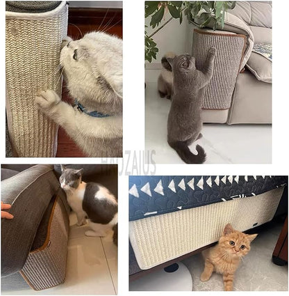 HAOZAIKEJI Cat Scratcher Mat Sofa Protector Natural Sisal Cat Scratching Mat - Image 4
