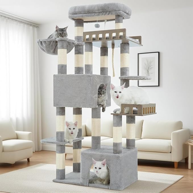 Maine Coon Cat Tree, Heavy Duty Cat Tree by Gitelnour