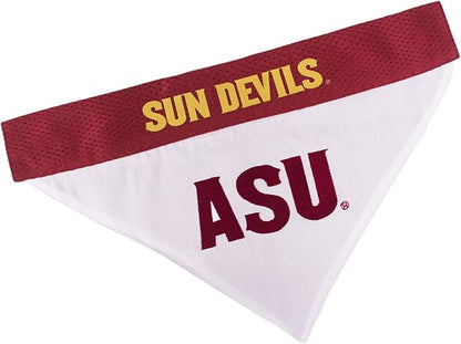Pets First Collegiate Pet Accessories, Reversible Bandana, Arizona State Sun by PETSFIRST