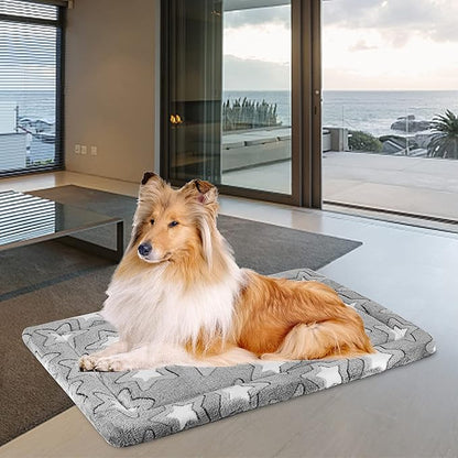 EMPSIGN Fancy Dog Bed Mat, Pet Bed Pad Reversible, Machine Washable Crate Pad - Image 4