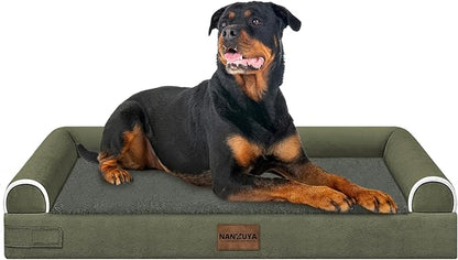 Large Dog Bed Orthopedic Washable: Beds Bolster XL Bed Large Big Dogs Memory by Nanuya