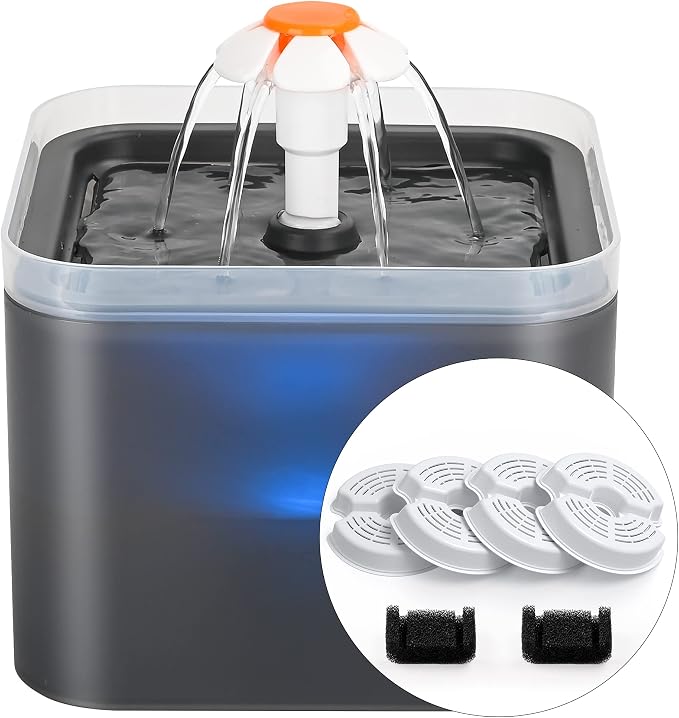 Cat Water Fountain 2 Liter : Cat Fountains by AONBOYPETLIFE