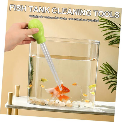 Happyyami 2pcs Manual Fish Tank Cleaner Gravel Adsorber Coral Feeder and Water - Image 7