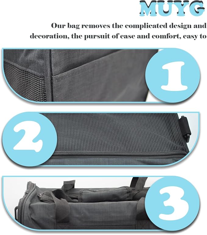 Travel Carrier for Cats, Cat Soft-Sided Carriers Ventilated Breathable Foldable - Image 4