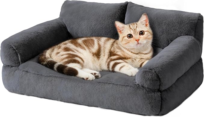 Cat Beds for Indoor Cats, Cat Couch Bed, Cute Cats Sofas for Pets, Small Dog by FURMORENE