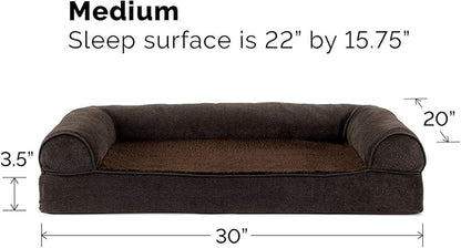 FurHaven Soft, Orthopedic Foam Sofa Dog Bed - Image 6