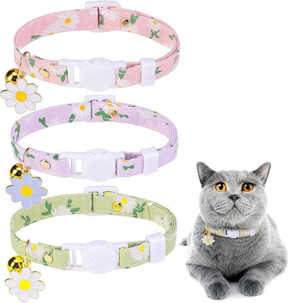 3 Pack Breakaway Cat Collars by DILLYBUD