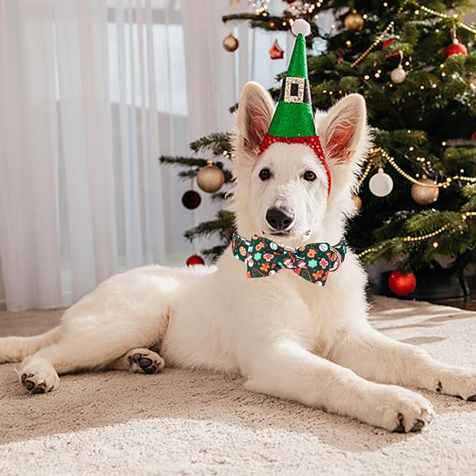 Christmas Dog Collar, Cute Winter Holiday Collars - Image 5