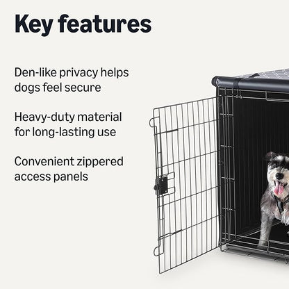 Amazon Basics Dog Cage Cover for 48-inch Wire Crates, Heavy-Duty - Image 2