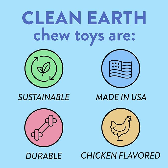 Spunky pup Clean Earth Heavy Duty Dog Chew Toys - Image 4