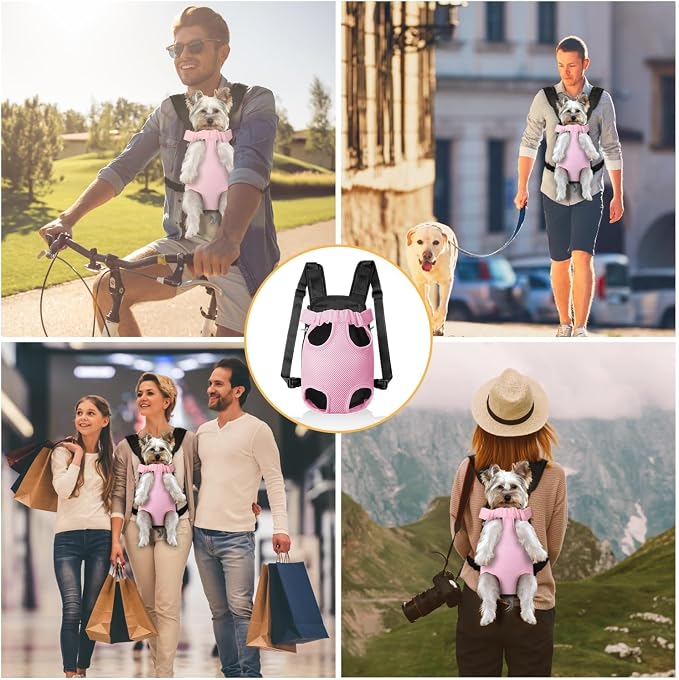 YUDODO Pet Dog Carrier Backpack Adjustable Dog Front Carrier, Legs Out Easy-Fit - Image 5