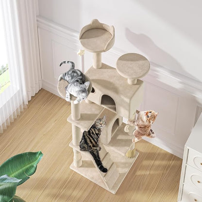 MoNiBloom 54 Inch Cat Tree Tower - Image 8
