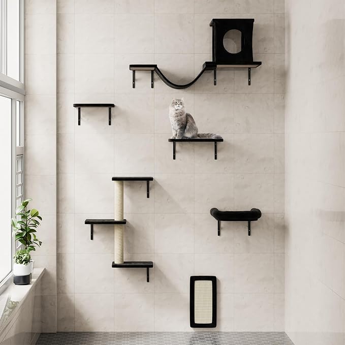 NUNU LAB Cat Wall Shelves, Indoor Cat Furniture - Image 5