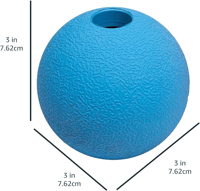 Amazon Basics Interactive Bouncy Durable Rubber Dog Toy Balls, 3 inch - Image 6