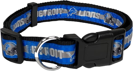 NFL PET Collar Detroit Lions Dog Collar, Small Football Team Collar by PETSFIRST