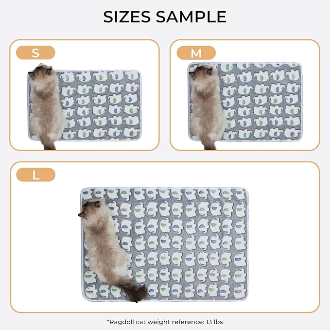 1 Pack 3 Blankets Super Soft Fluffy Premium Cute Elephant Pattern Pet Blanket - Image 3