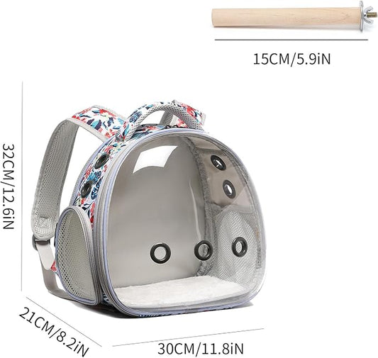 Portable Travel pet Backpack Carrier Hamster Bag Guinea Pig Bird Small Dog cat - Image 2