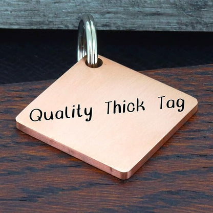 Ultra Joys Cat ID Tag Personalized Pet Tags, Durable Stainless Steel Small Pet - Image 5