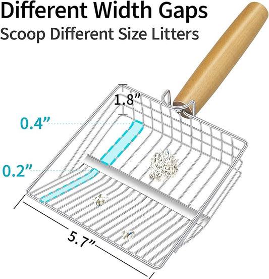 UFECODO Fast Sifting Cat Litter Scoop - Image 2