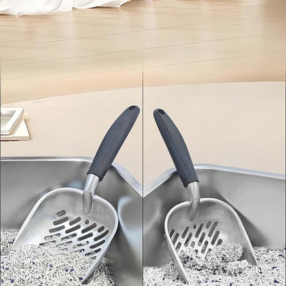 Cat Litter Scoop, Aluminum Alloy Sifter, Durable Metal Poop Scooper - Image 6