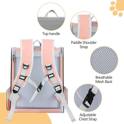 Cat Backpack Carrier Large Pet Backpack - Image 4