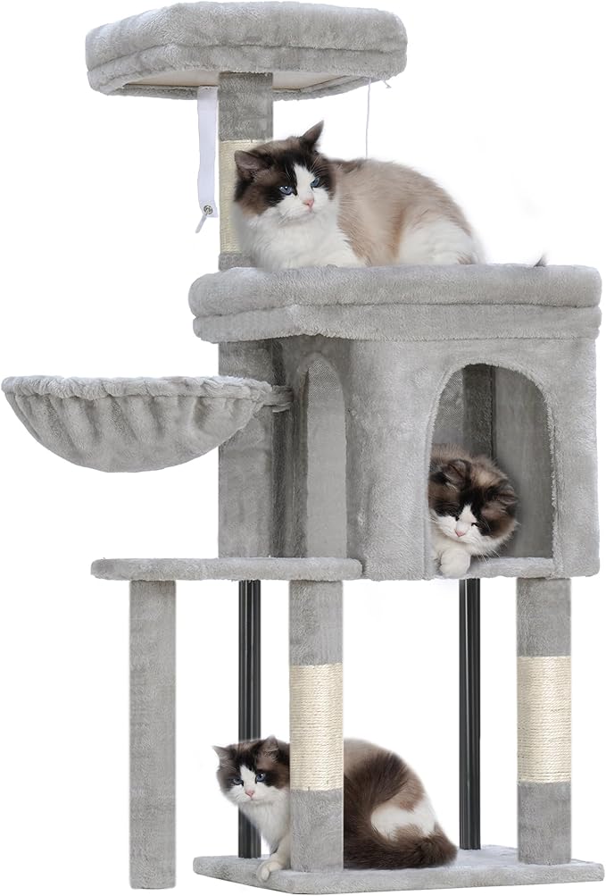 Hey-brother Cat Tree Tower, Scratching Posts by Hey-brother