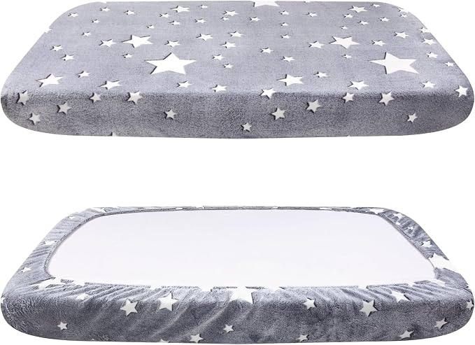 Flannel Waterproof Dog Bed Covers Replacement Washable, Elastic Edged Dog Bed - Image 4