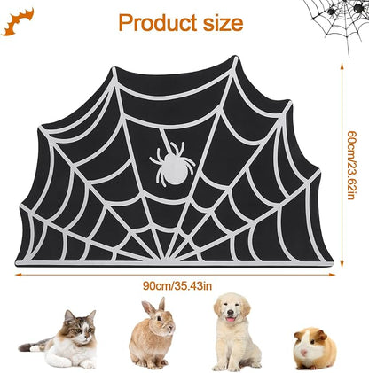 Halloween Pet Mat for Food and Water, Pet Feeding Mat for Dog Cat Bowl - Image 2