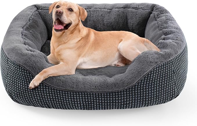 INVENHO Large Dog Beds Large Sized Dog Washable, Orthopedic Warming Soft by INVENHO