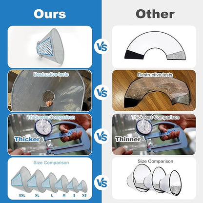 Supet Dog Cone Collar to Stop Licking, Elizabeth Recovery Collar After Surgery - Image 4