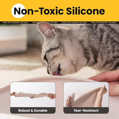 Dog Food Mat, 1/2 Inch Raised Edges Cat Feeding Mat, BPA-Free Silicone Pet Mats - Image 4
