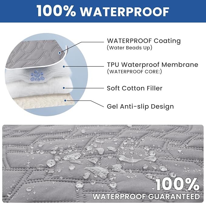 Waterproof Dog Bed Cover Pet Blanket, Soft Couch Cover - Image 2