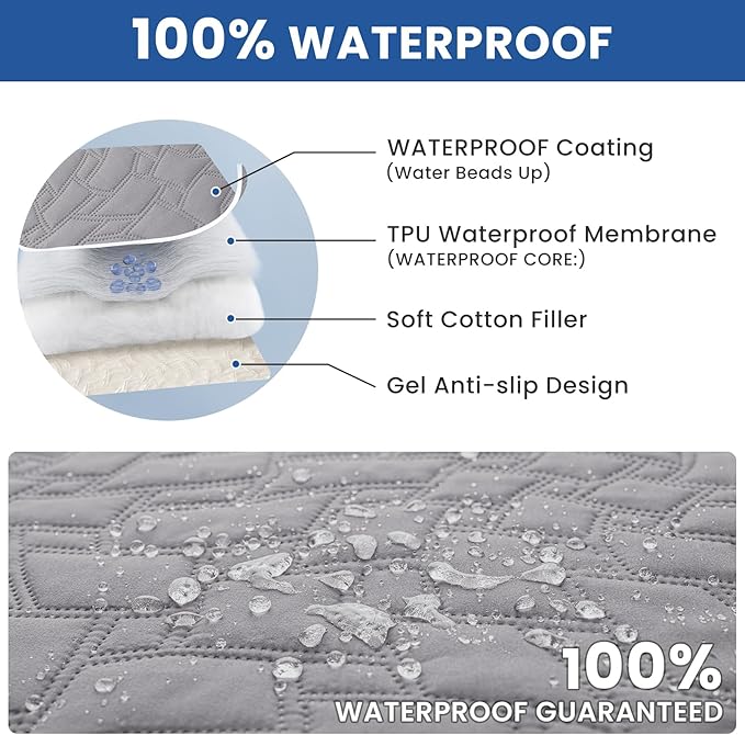 Waterproof Dog Blanket, Non-Slip Soft Pet Bed Cover, Couch Cover - Image 2