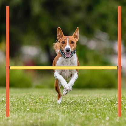 8 Set Dog Agility Jump Adjustable Dog Agility Hurdle Training Equipment - Image 3