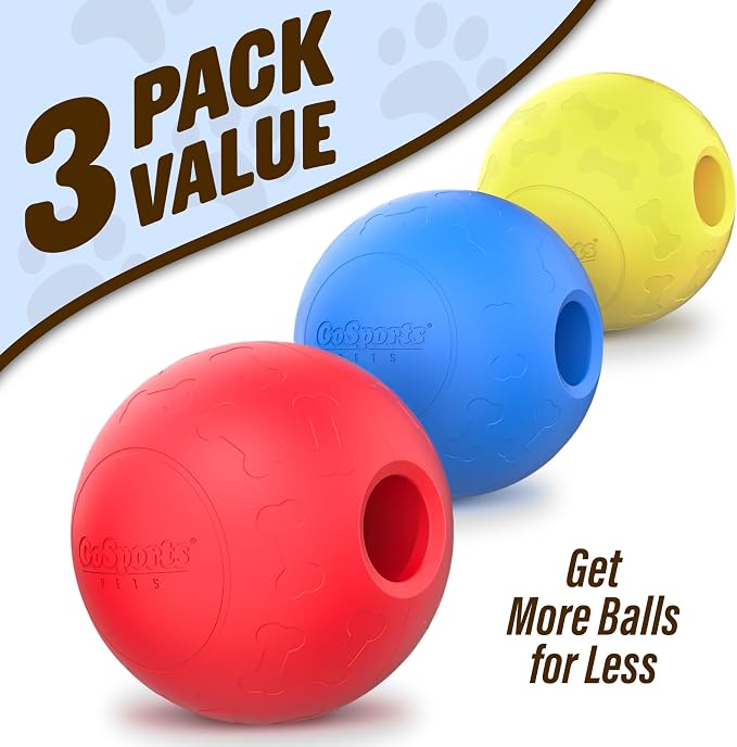 GoSports Pets Solid Rubber Dog Balls - Image 6