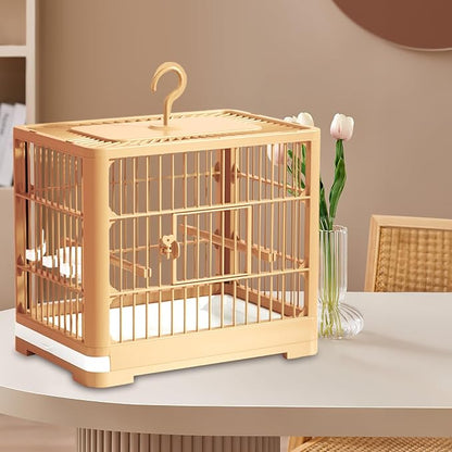 2025 New Carry Cage for Parakeet Portable 30x23x26cm Bird Travel Carrier Cage - Image 6