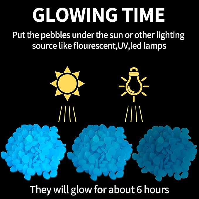 OSOPOLA 150 PCS Luminous Stones - Image 3