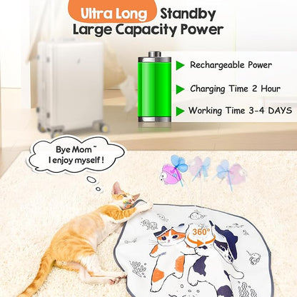ORSDA Cat Toys for Indoor Cats, 5 in 1 Interactive Automatic Kitten Toys - Image 6