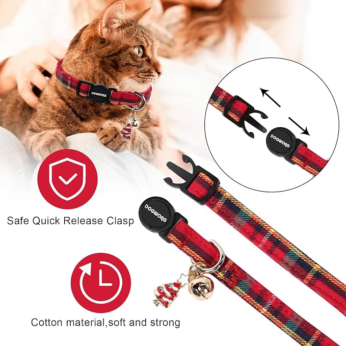 Cat Collar, 2 Pack Cat Collars Breakaway - Image 2