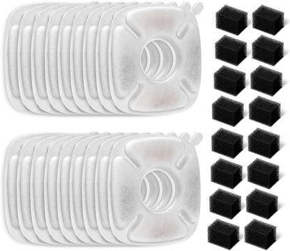 Brand 16 Pack Replacement Filters & 16 Pack Replacement Pre-Filter Sponges by Redoso