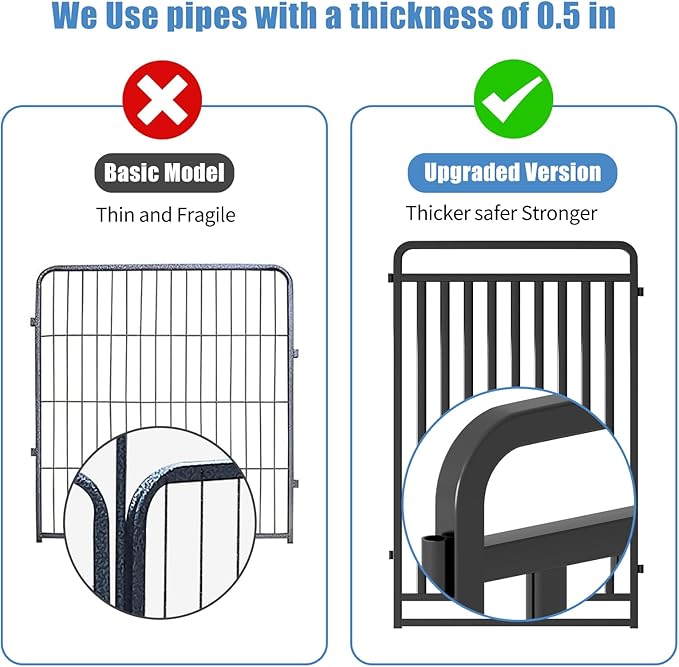 New Thickened Version Dog Playpen, 40 Inch Dog Fences - Image 6