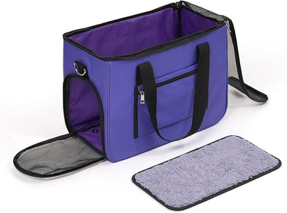 Cat & Dog Carrier for Pets Up to 15 Lbs, Airline Approved Soft-Sided - Image 8