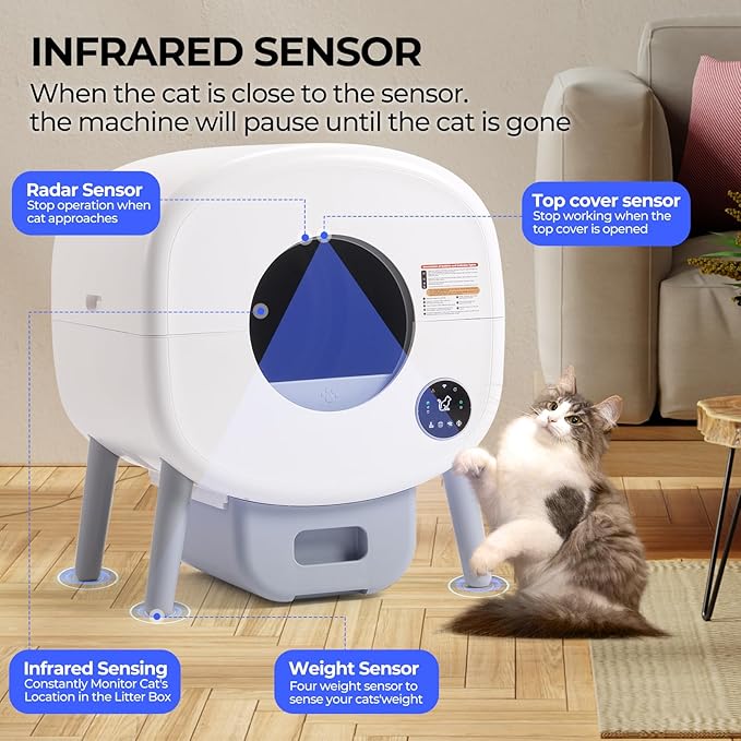 Self Cleaning Cat Litter Box: Extra Large Automatic Litter Box - Image 4