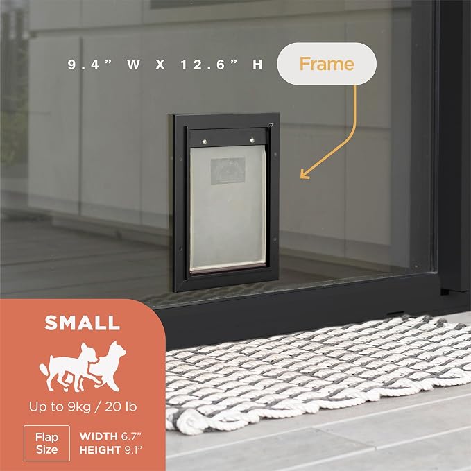 Hakuna Pets Deluxe Aluminum Pet, Cat and Dog Door - Image 3